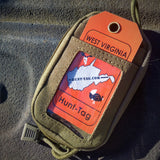 West Virginia Hunting Tag Wallet