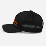 Orange  & black Mountain Hat 