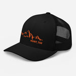 Orange & black Mountain Hat with net 