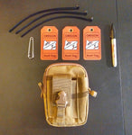 Hunt-Tag E-Tag Kit and Tech Pouch. Comes with hunting tags, sharpie marker, reversible zip ties, safety pin, and tech pouch 