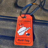 West Virginia hunting tags for electronic tagging (e-tagging) in conjuction with WVGAMECHECK