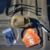 belt pouch for storing hunting tags and licenses