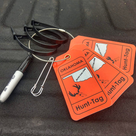 Oklahoma Hunting tags for e-tagging while hunting in OK