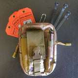 Camo Tech Pouch and New Mexico hunting tags for e-tagging with the electronic hunting license system