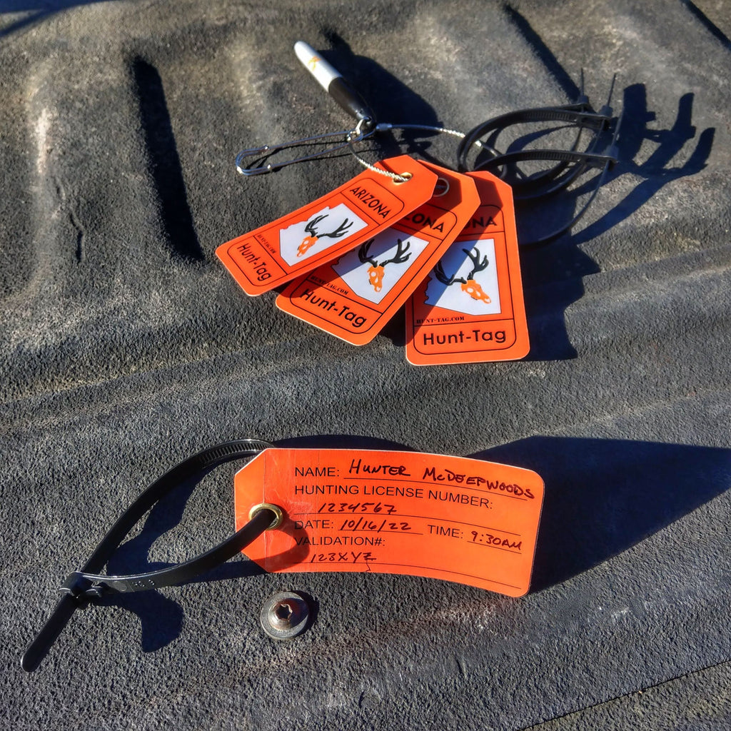Turkey Rtagging Arizona Hunt-Tag System: E-Tagging Kit | Hunt-Tag