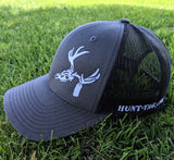 Hunt-Tag baseball hat, trucker hat, snap back ball cap, richardson 112, hunting hat