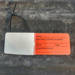 Self laminating, weatherproof, durable hunting tag for tagging deer and turkey in Texas